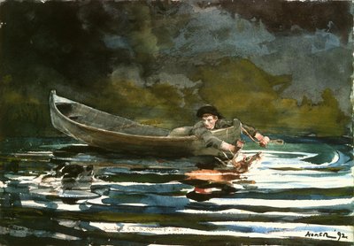 Hound and Hunter by Winslow Homer